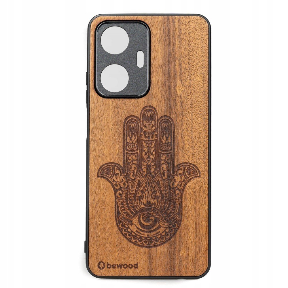 Dřevěné Pouzdro Pro Realme C55 Hamsa Imbuia Bewood