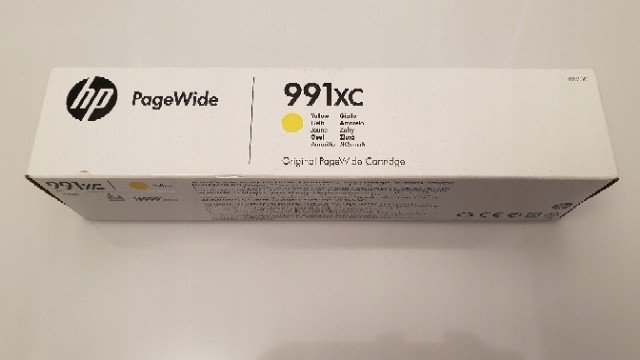 Inkoust Hp black a yellow žlutý (yellow) M0K25XC