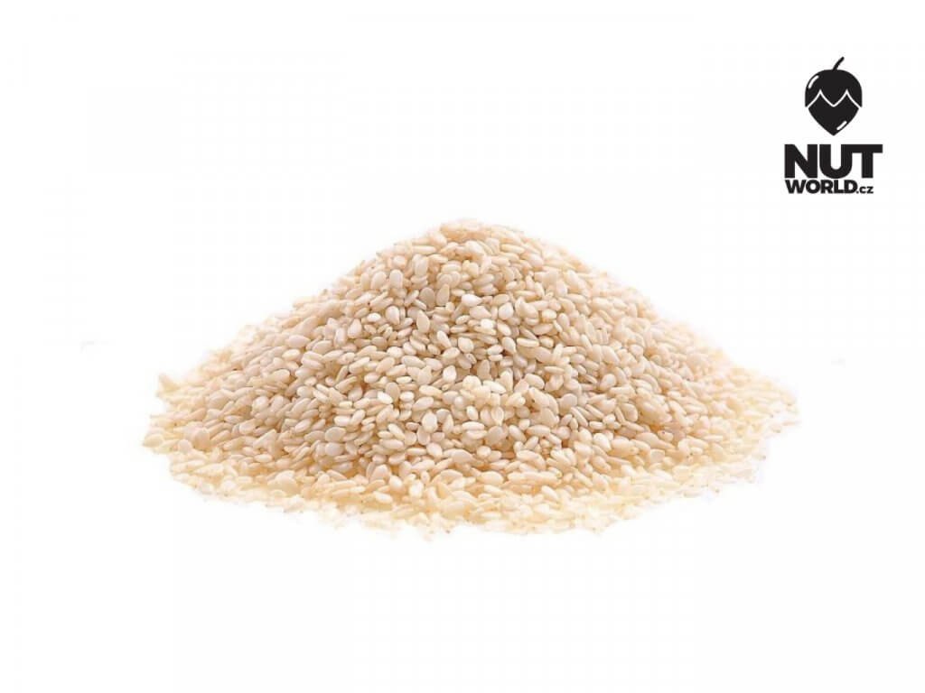 Nutworld.cz Sezam loupaný 50g Množství:: 50g