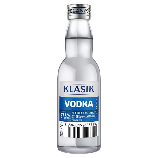 Miniaturka Vodka Klasik St.Nicolaus 0,04l 37,5% (holá láhev)