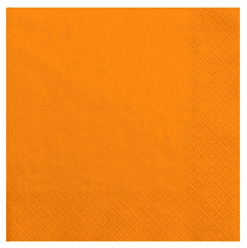 POL-MAK Ubrousky Maki Unicolor L - oranžová - 20 ks - 0300