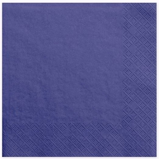 POL-MAK Ubrousky Maki Unicolor L - kobaltově modrá - 20 ks - 3800