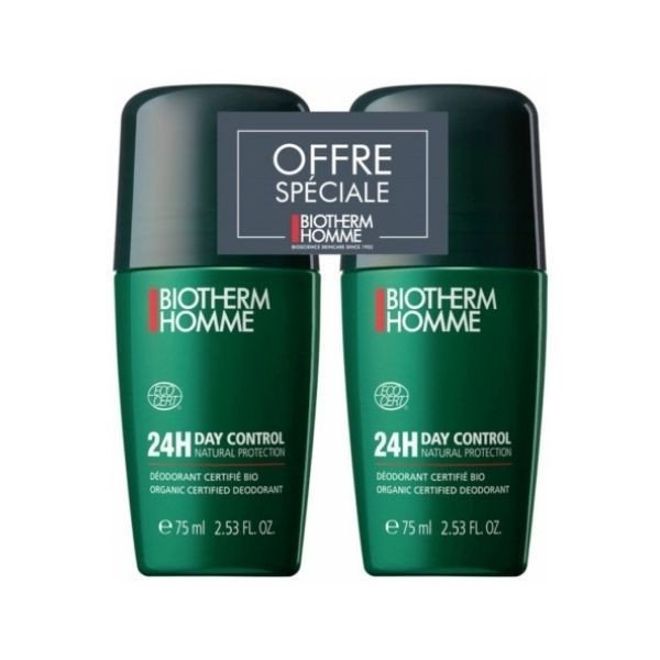 Biotherm Sada kuličkových deodorantů Homme (24H Day Control) 2 x 75 ml