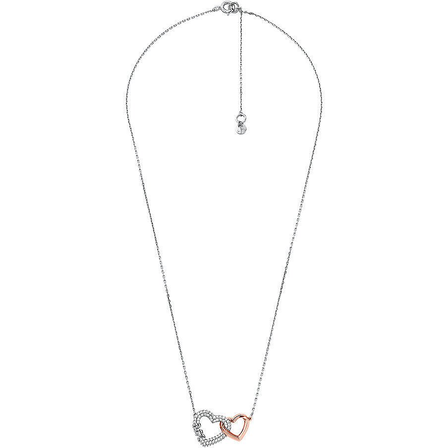 Michael Kors Něžný stříbrný náhrdelník se zirkony MKC1641AN931