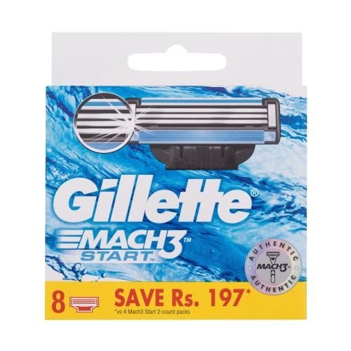 Gillette Mach3 Start náhradní břit pro muže náhradní hlavice 8 ks