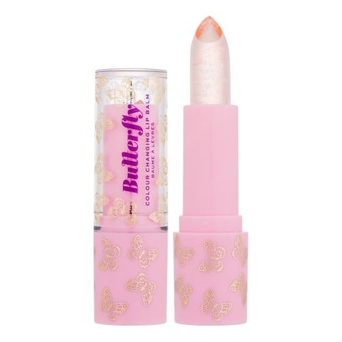 I Heart Revolution Butterfly Colour Changing Lip Balm 3 g balzám na rty s třpytkami a měnící se barvou pro ženy