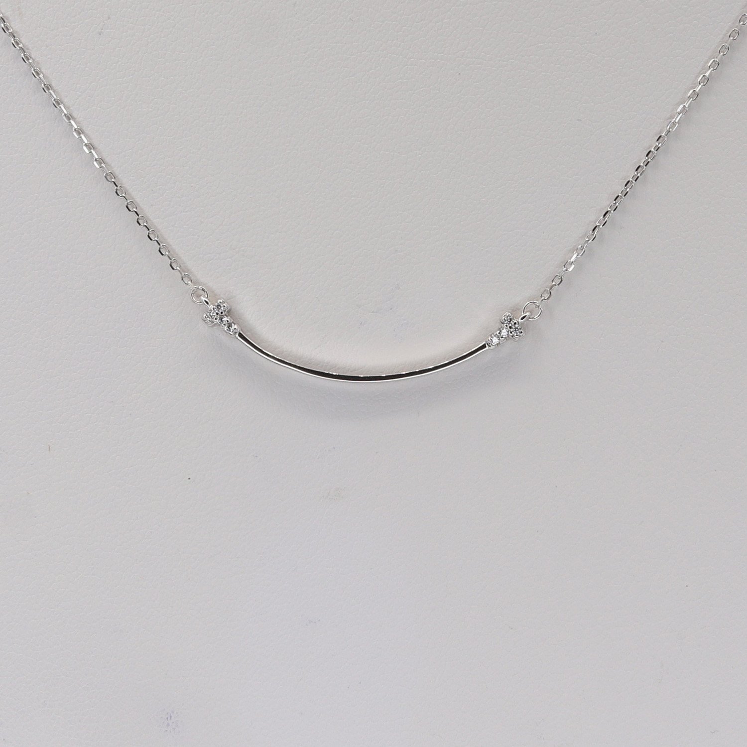 stříbrný náhrdelník B1807