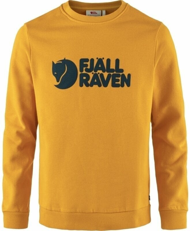 Fjällräven Outdoorová mikina Logo Sweater M Mustard Yellow XL