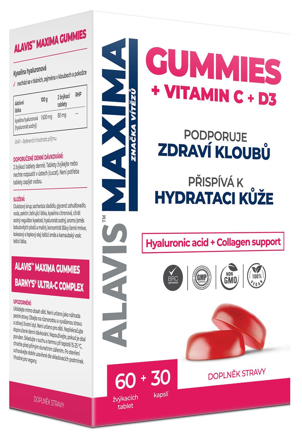 Alavis Maxima Gummies 60 tbl. + 30 kapslí
