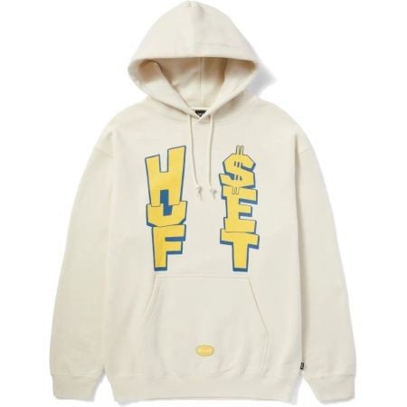 Mikina Huf Anthem Hoodie - Béžová - L