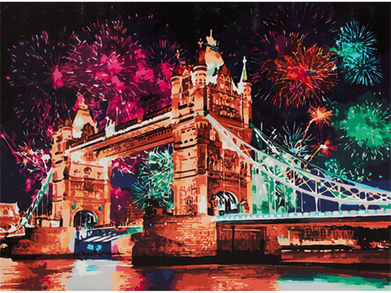 Malování podle čísel - Most - 50x40 cm