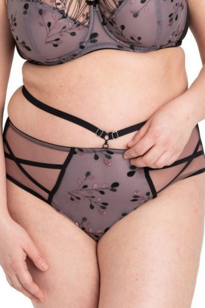Samanta Ilana B400 ametyst Kalhotky M černá