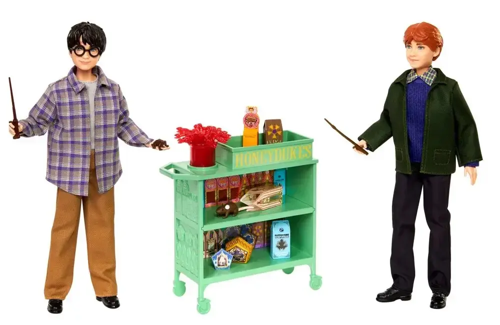 Mattel Harry Potter panenky Harry a Ron na cestě expresem do Bradavic HND79