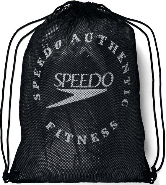 Plavecký vak Speedo Printed Mesh Bag Černá