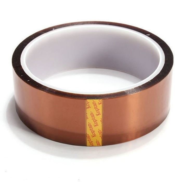 Izolační páska KAPTON, jantarová samolepící 40mm x 20m