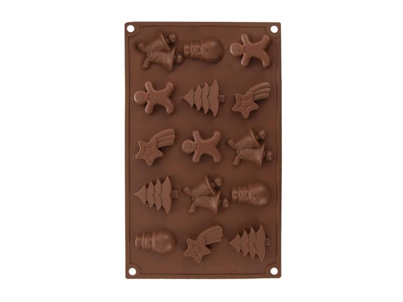 Forma na pečení vánočního cukroví ORION 29x17x1,5cm Brown
