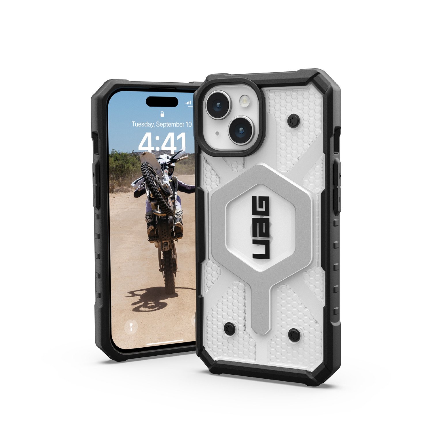 Urban Armor Gear Ochranný kryt na iPhone 15 - UAG, Pathfinder MagSafe Ice