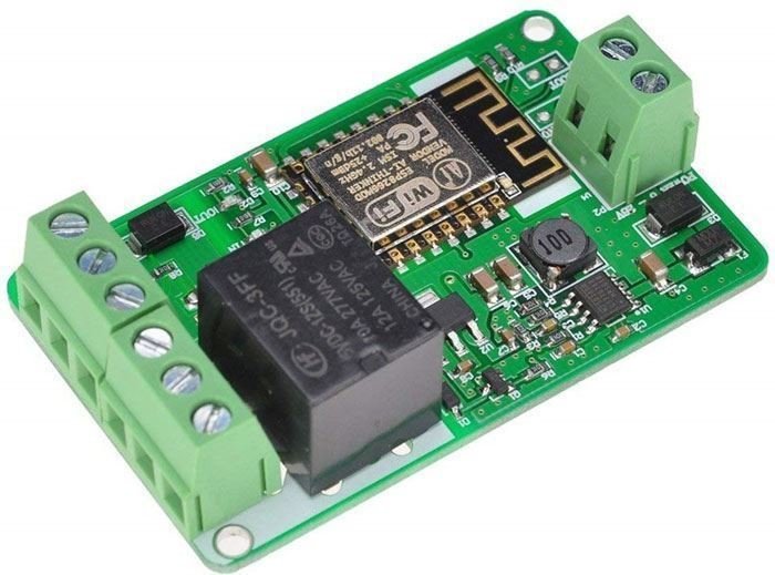 Modul relé wifi s ESP8266, napájení 7-30V