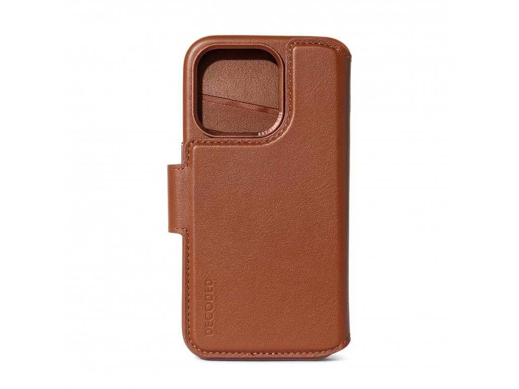 Ochranné pouzdro na iPhone 15 Pro - Decoded, Detachable Wallet Tan