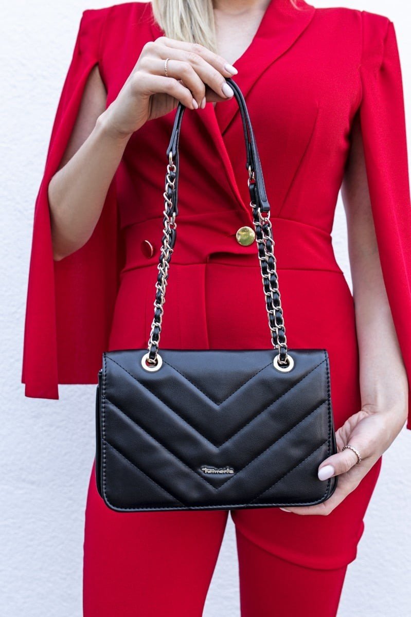 Černá kabelka na rameno Madlin 32653