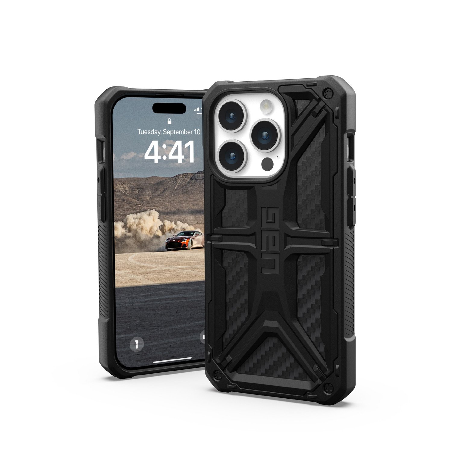 Urban Armor Gear Ochranný kryt na iPhone 15 Pro - UAG, Monarch Carbon Fiber