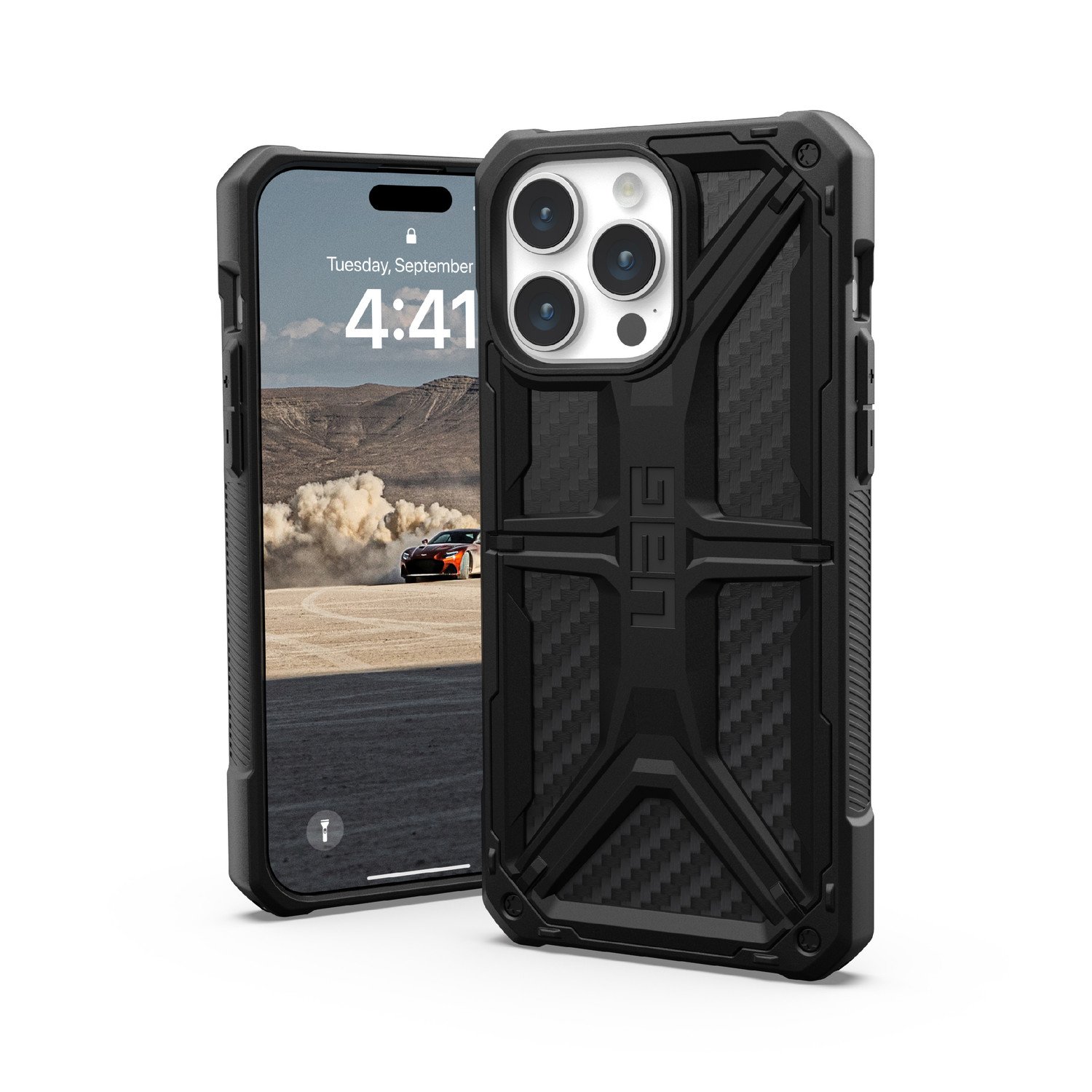 Urban Armor Gear Ochranný kryt na iPhone 15 Pro MAX - UAG, Monarch Carbon Fiber