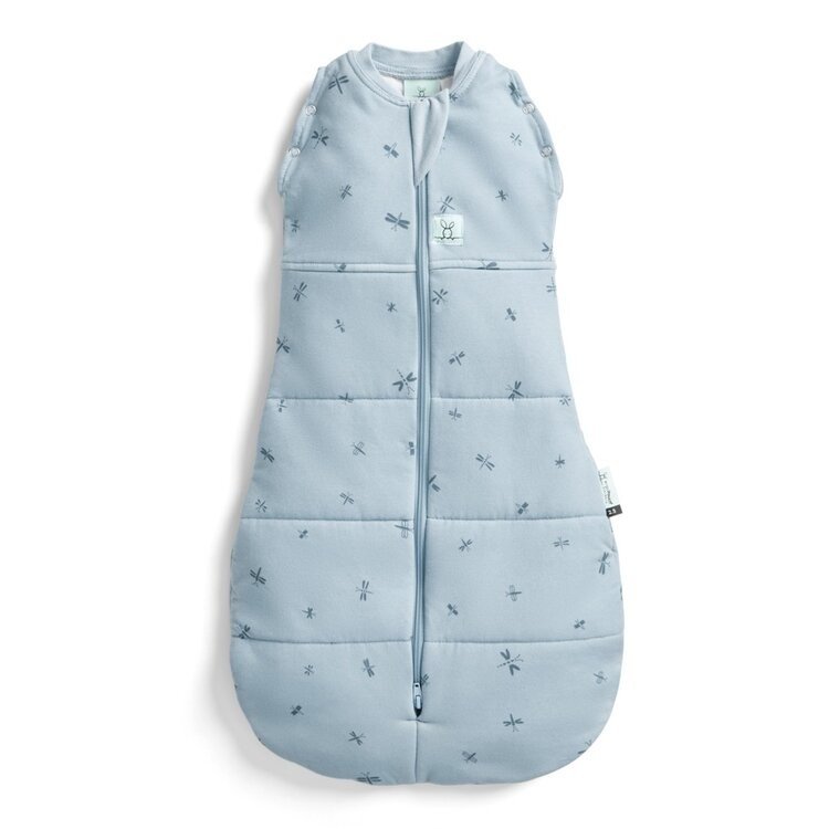 ERGOPOUCH Zavinovačka a vak na spaní 2v1 Cocoon Dragonflies 0-3 m, 3-6 kg, 2,5 tog