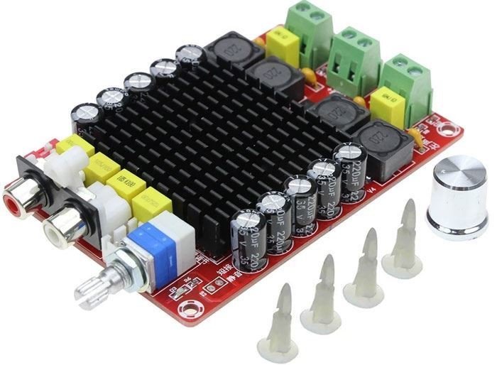 Zesilovač 2x100W, modul XH-M510 s TDA7498