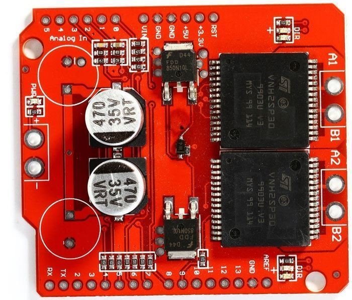Motor shield VNH3ASP30 pro velké krokové motory