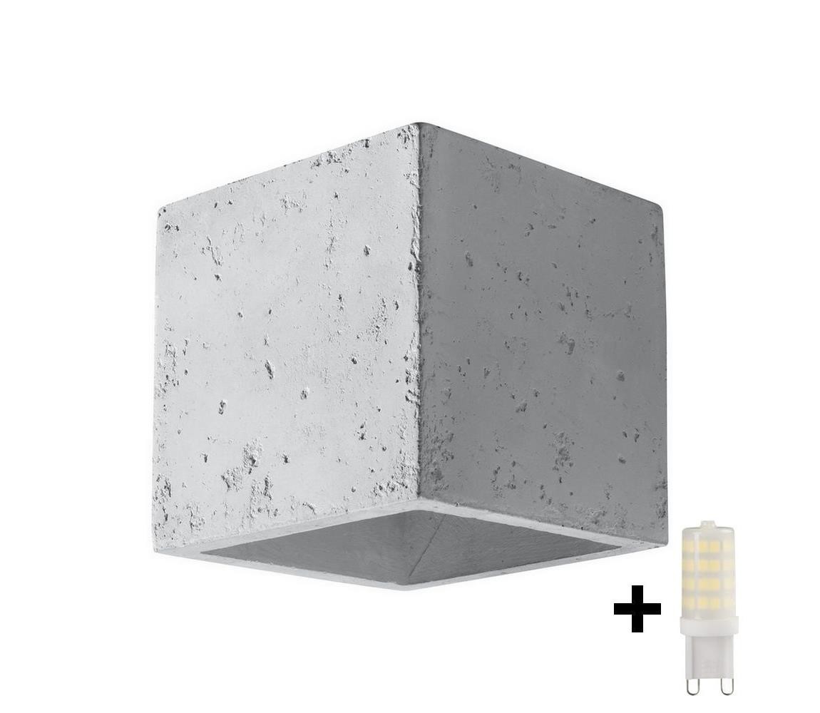 Brilagi Brilagi -  LED Nástěnné svítidlo MURO 1xG9/3,5W/230V beton