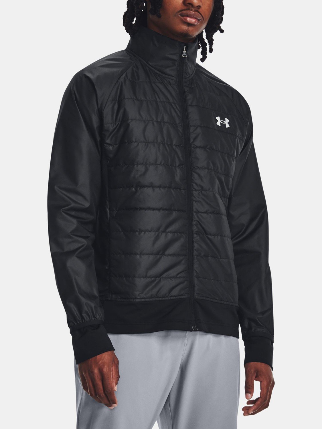 Under Armour Bunda UAÂ STRMÂ INS RUN HBD JKT-BLK - Pánské
