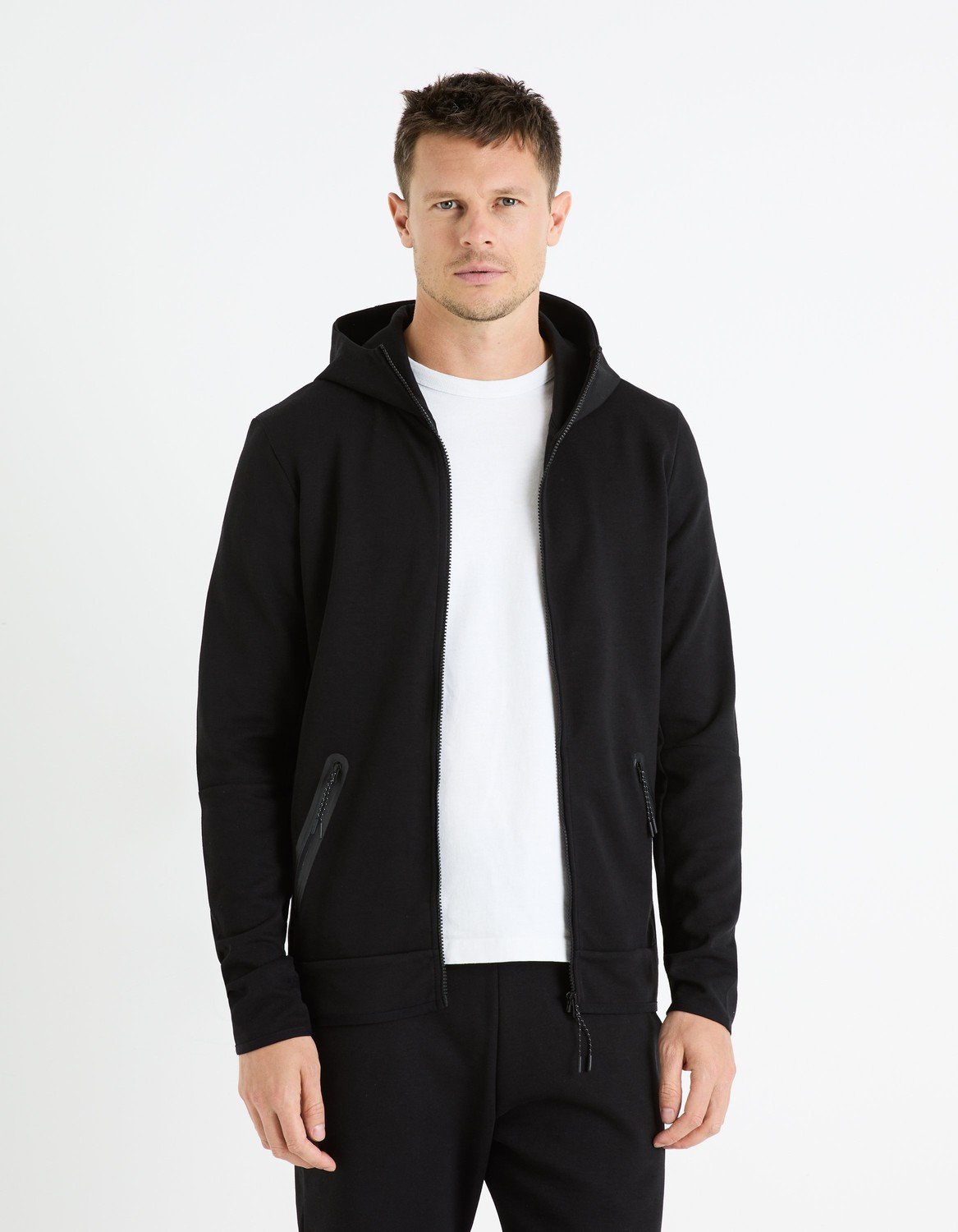 Celio Mikina na zip Fenewyoke - Pánské