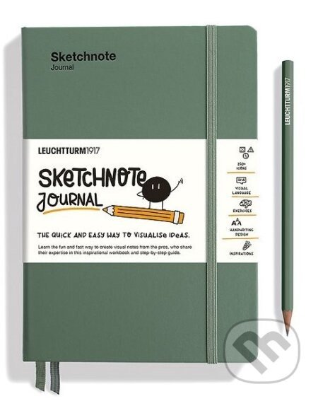 Sketchnote Journal Medium (A5), Olive - LEUCHTTURM1917