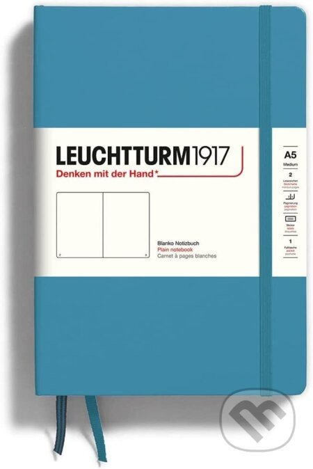 Notebooks Medium-nordic blue, plain - LEUCHTTURM1917
