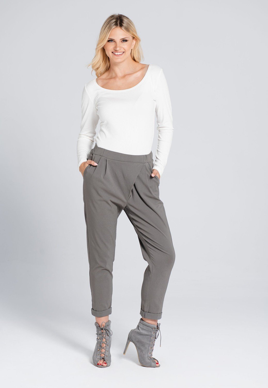 Look Made With Love Woman's Trousers 415-4 Irene