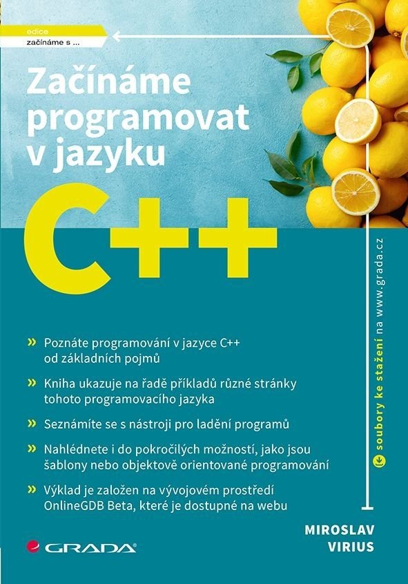 E-kniha: Začínáme programovat v jazyku C++ od Virius Miroslav