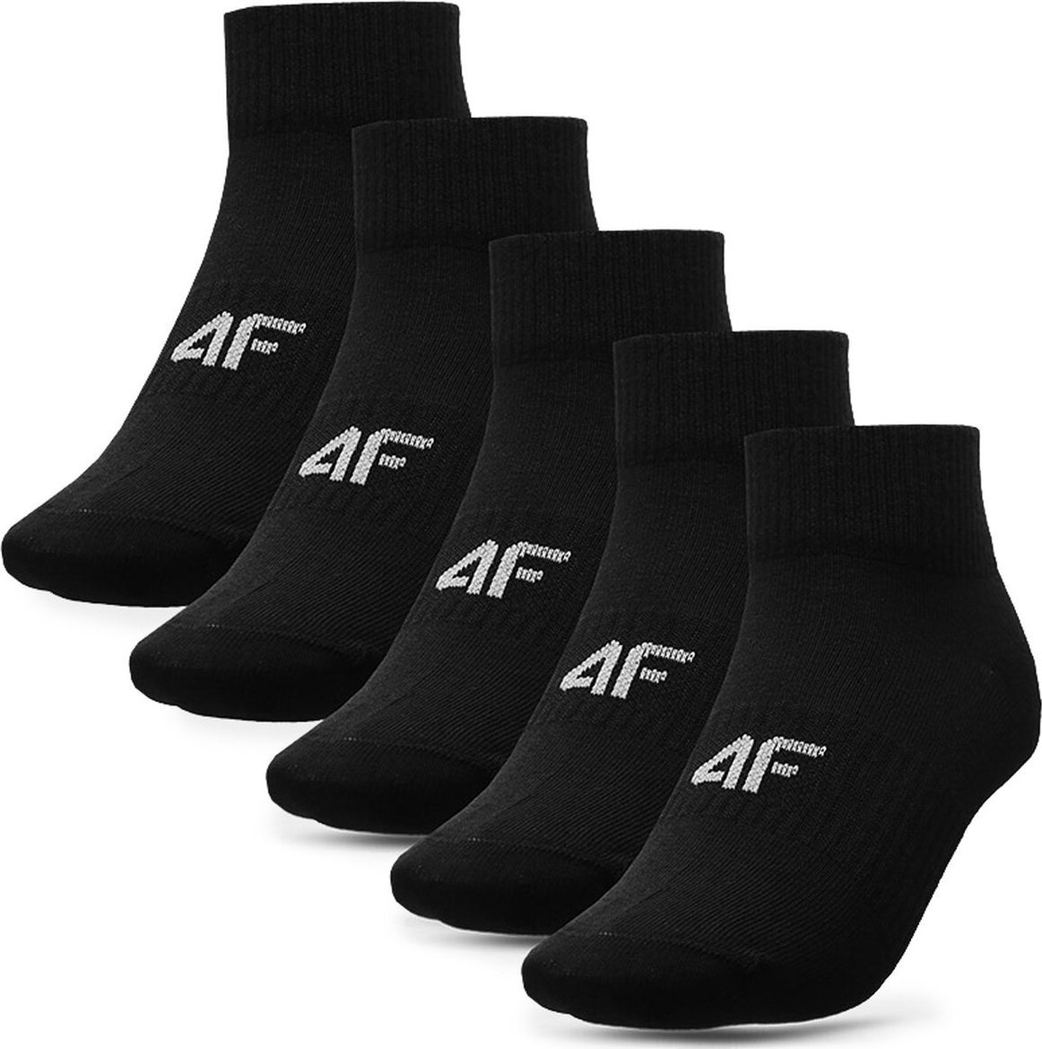 Sada 5 párů dámských nízkých ponožek 4F 4FWAW23USOCF216 20S