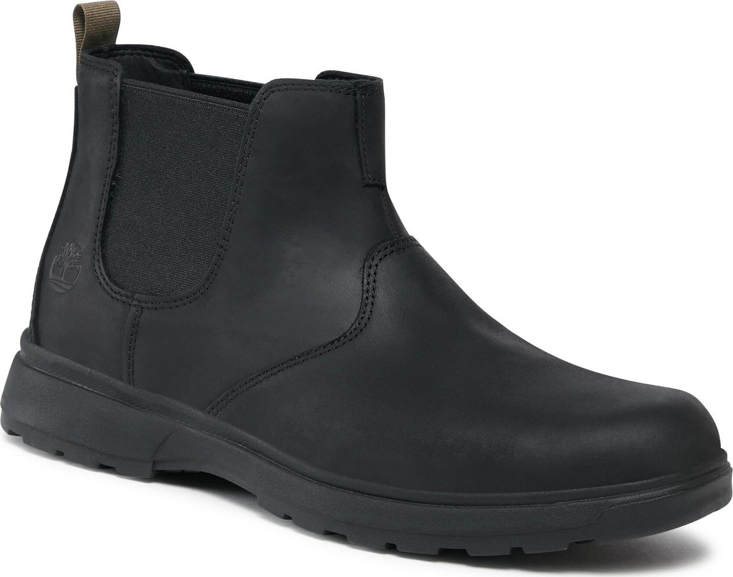 Kotníková obuv s elastickým prvkem Timberland Atwells Ave Chelsea TB0A5R9M0151 Black Full Grain