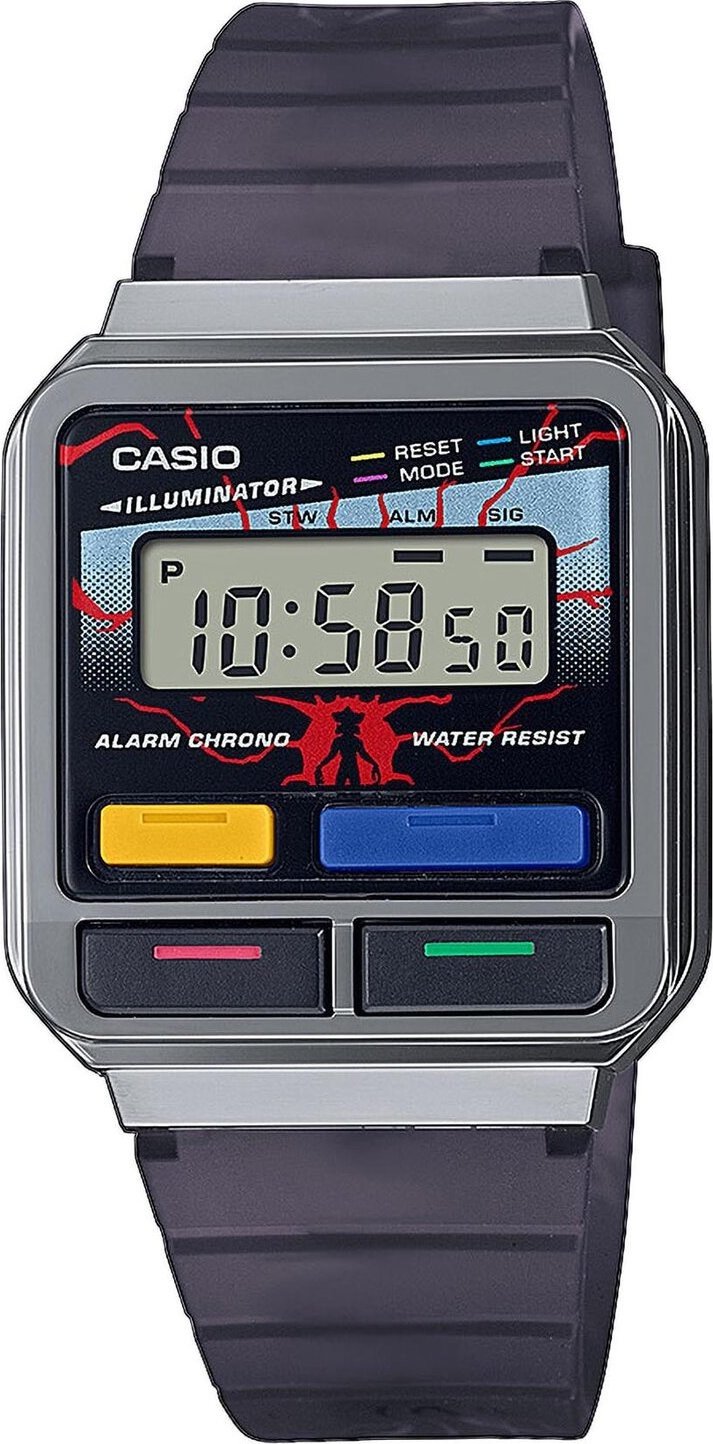 Hodinky Casio Vintage Edgy Stranger Things A120WEST-1AER Grey