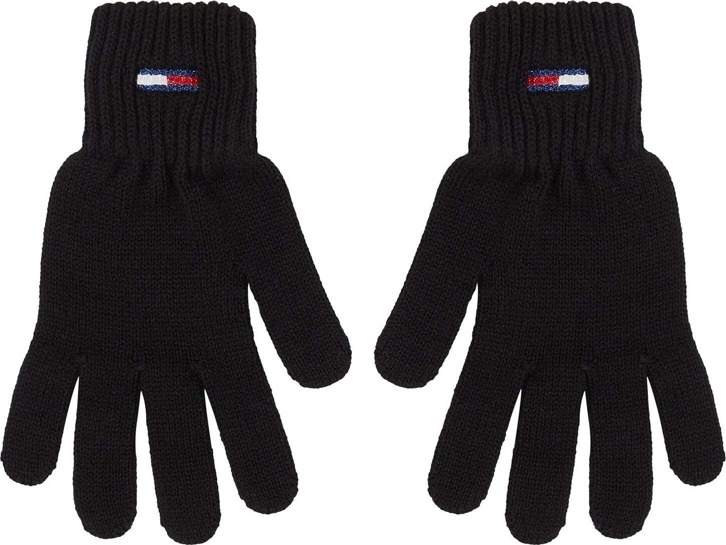 Dámské rukavice Tommy Jeans Tjw Flag Gloves AW0AW15480 Black BDS