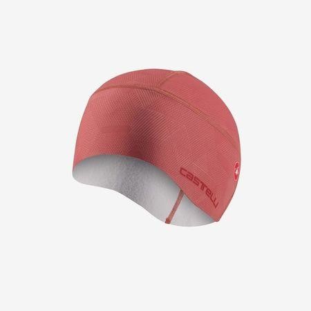 Castelli – dámská čepice Pro Thermal W Skully, mineral red UNI, Univerzální