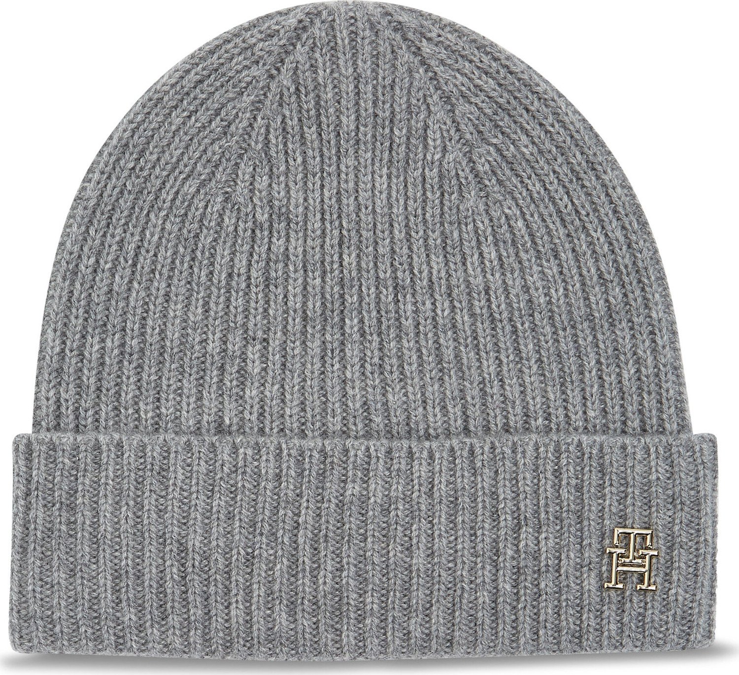 Čepice Tommy Hilfiger Cashmere Chic Beanie AW0AW15321 Medium Grey Heather P4A