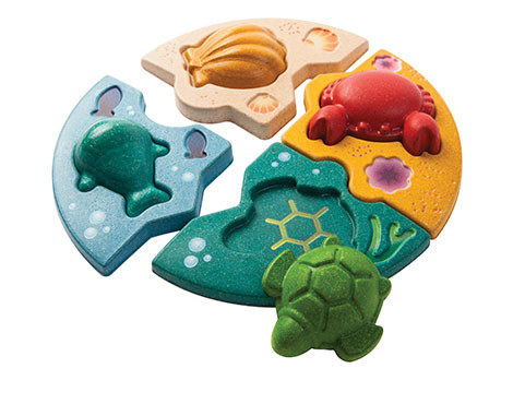 Plan Toys Puzzle - Mořský život