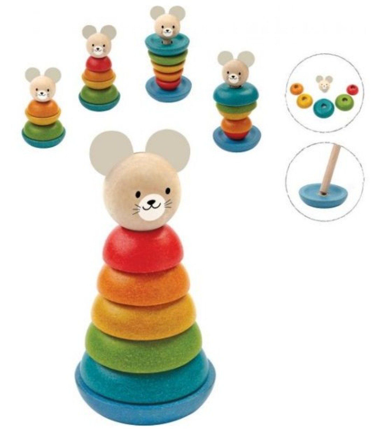 Plan Toys Stohovací myš