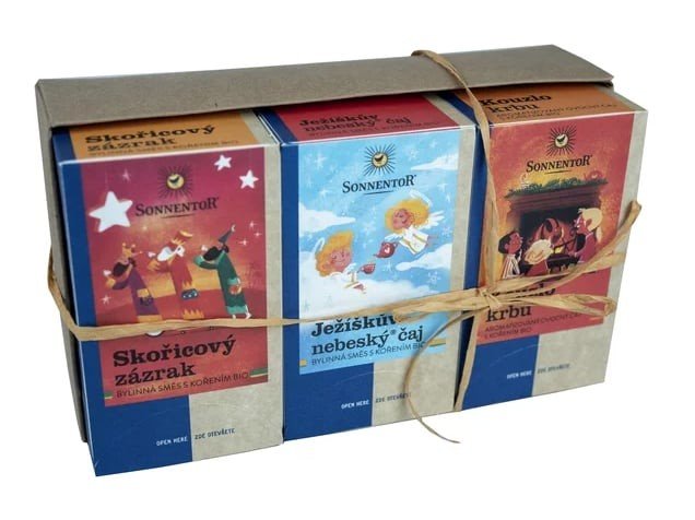 Sonnentor Dárkové balení 3 čajů - Vánoce BIO 86 g