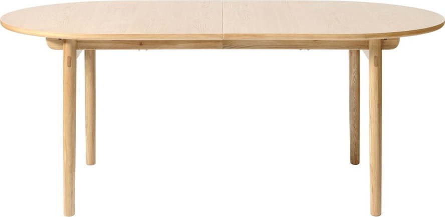 Rozkládací jídelní stůl v dekoru dubu 100x190 cm Carno – Unique Furniture