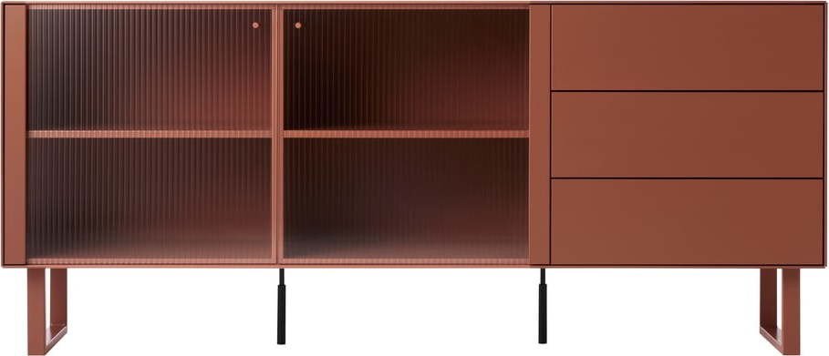 Vitrína v cihlové barvě 180x79 cm Edge by Hammel – Hammel Furniture
