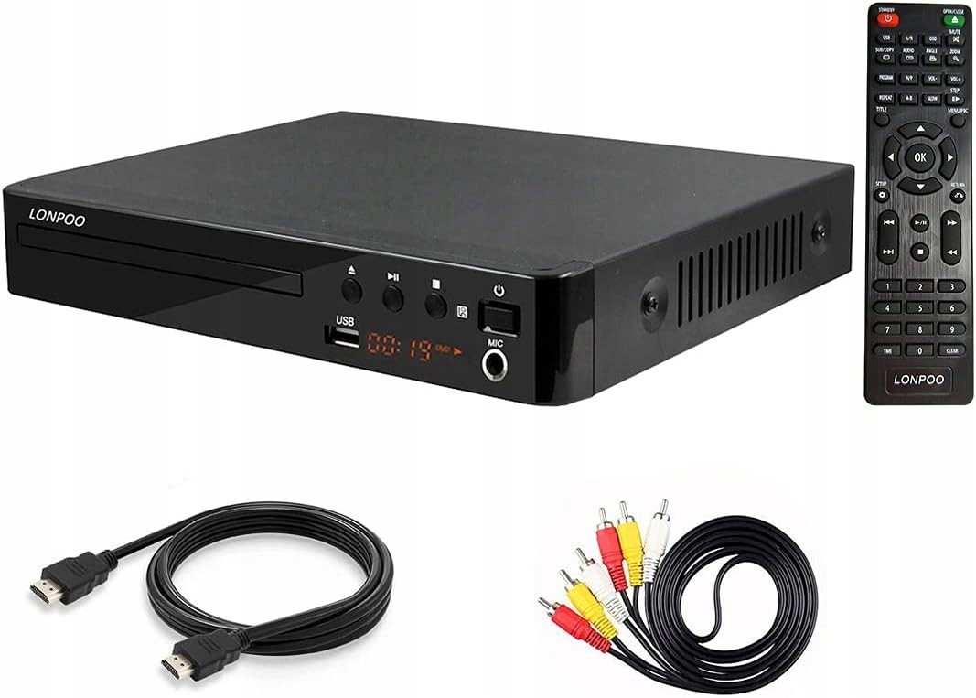 DVD přehrávač Lonpoo LP099 port Usb 2.0