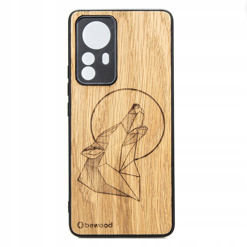 Dřevěné Pouzdro Na Xiaomi 12T Pro Vlk Dub Bewood