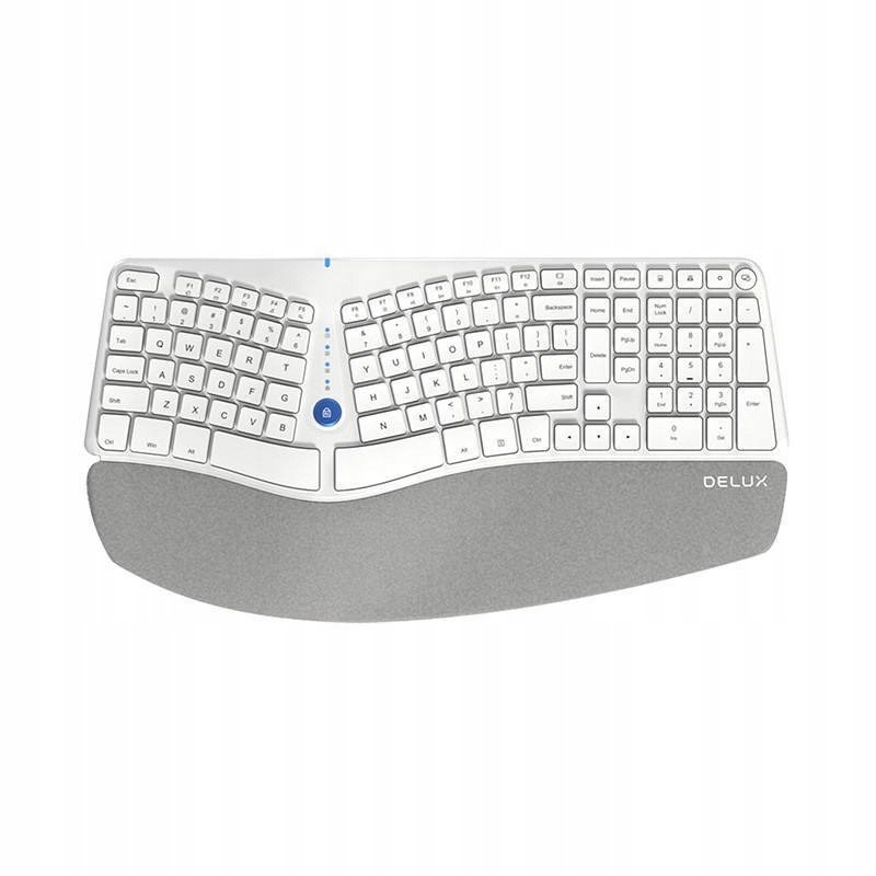 Delux ergonomická kBezdrátová Bt klávesnice